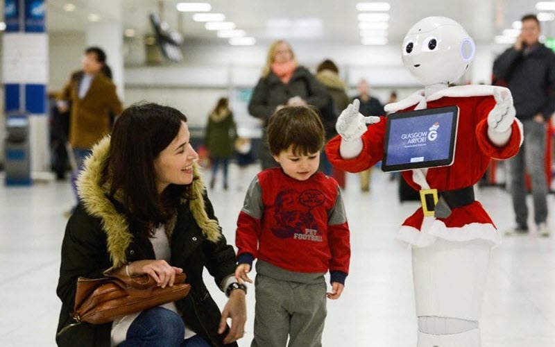 Robot in Airport