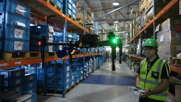 drone for inventory scanning in a warehouse