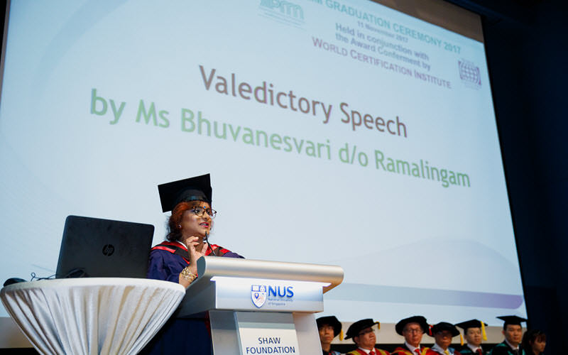 Valedictory Speech by R. Buvanesvari