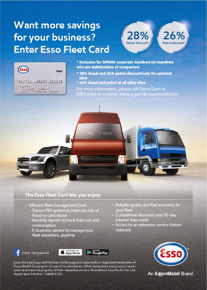Esso Fleet Card For SIPMM Corporate Member