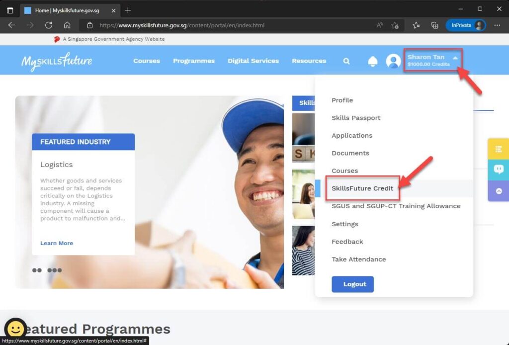 How To Check And Claim My SkillsFuture Credit? - SIPMM | Singapore ...