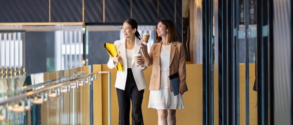 Business partners shaking hands