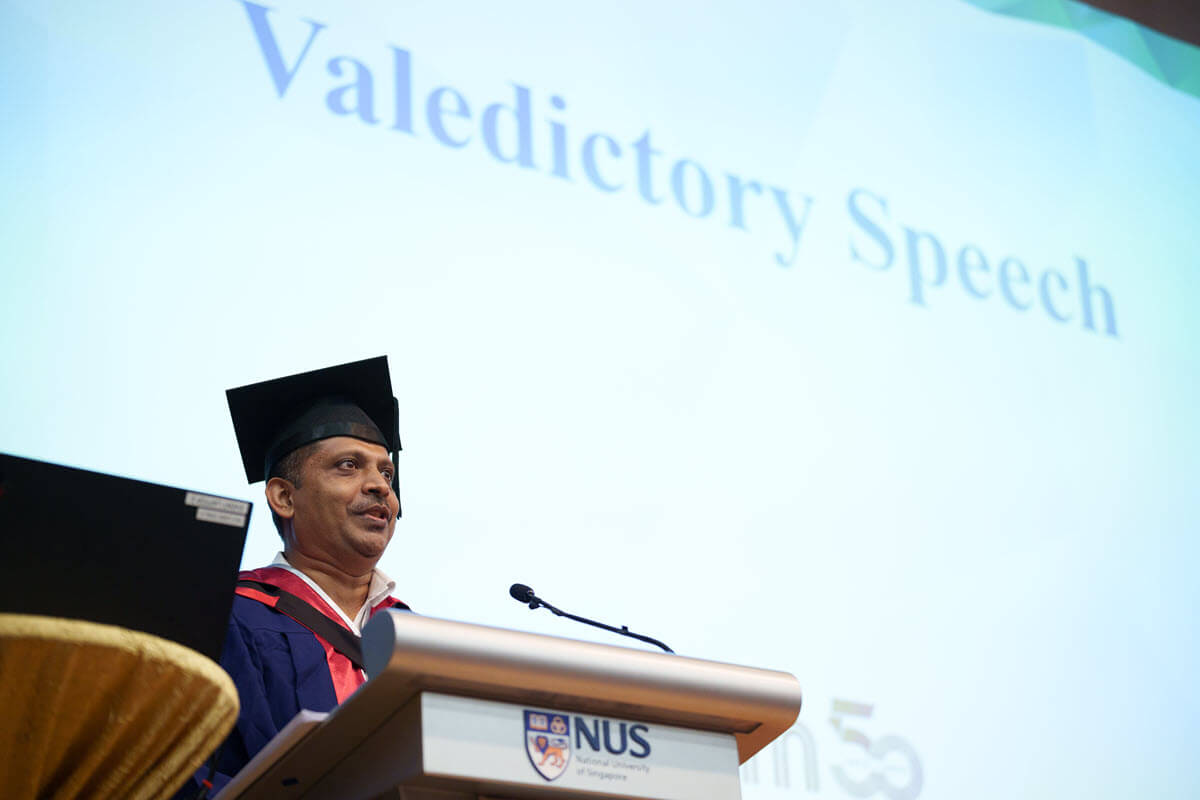 Valedictory Speech by Mr. Saurabh Mani