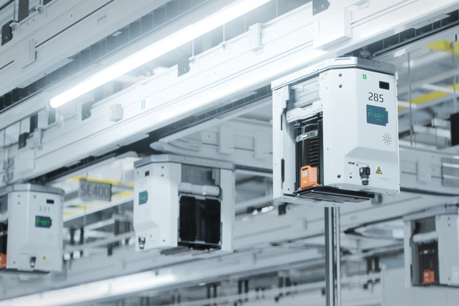 Automated materials-handling pods