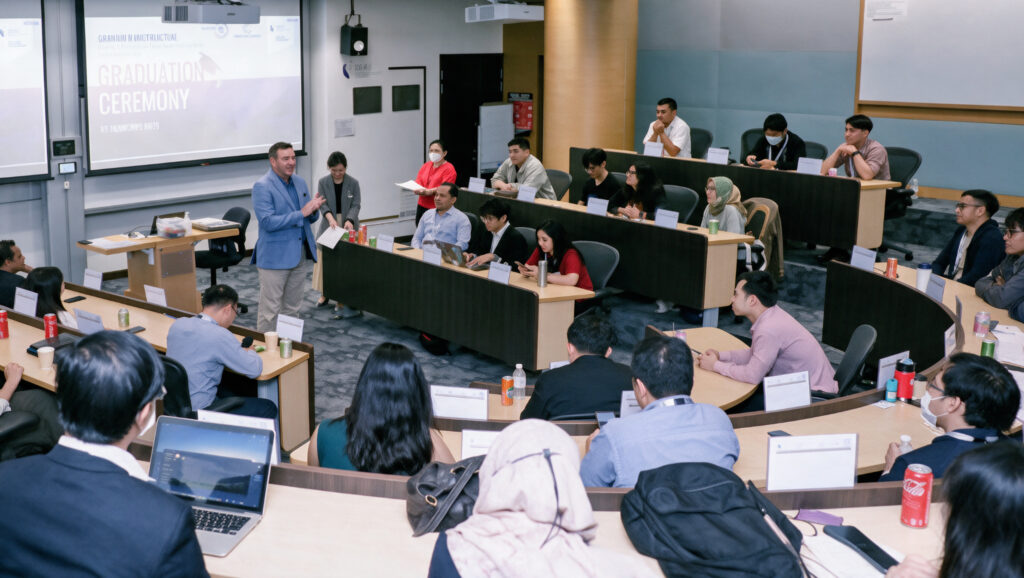 A SIPMM graduation ceremony presentation