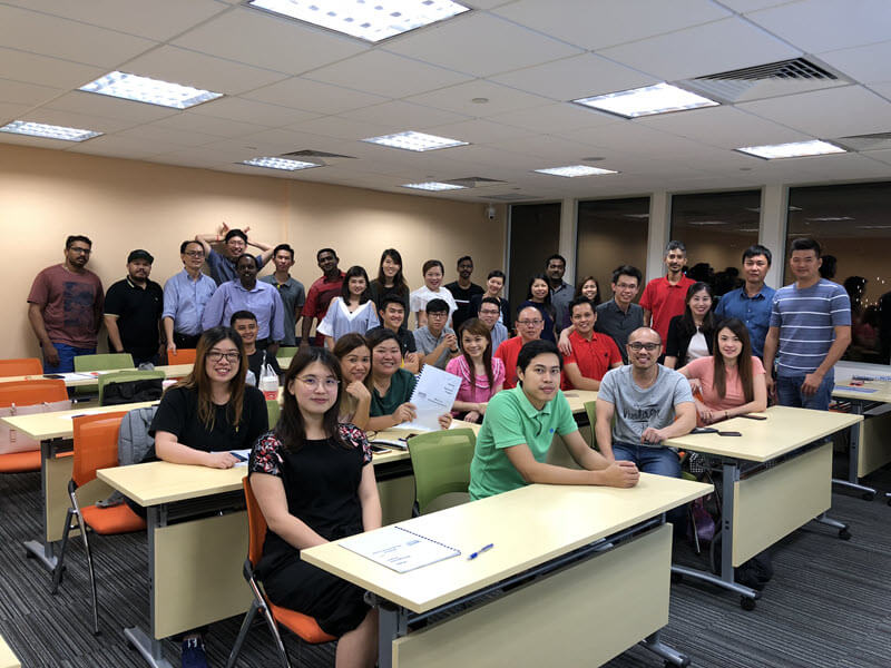 A SIPMM course cohort in the classroom