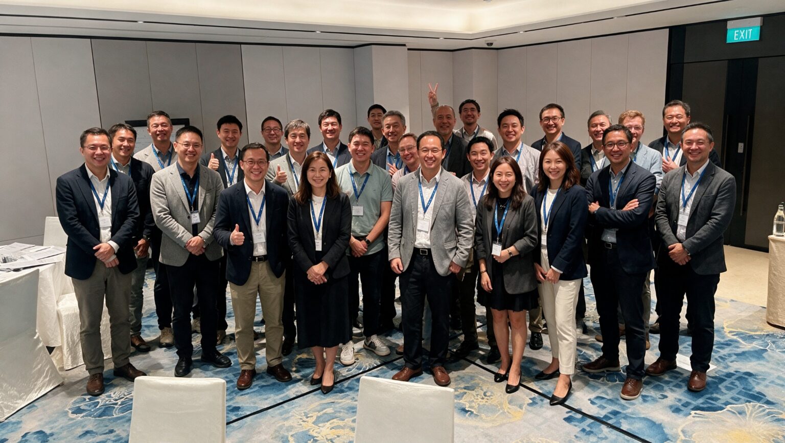 Executive Education participants gathered for a group photograph